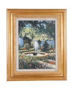 Francois Beaupre "Petit Jardin a Menton"