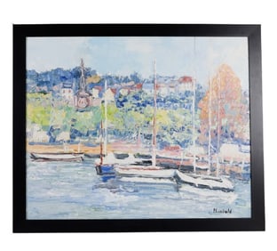 Renee Theobald "Le Port de Trouville"