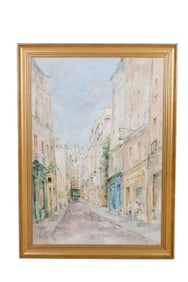 Louis Rosan "Rue Visconti a St Germain des Pres"