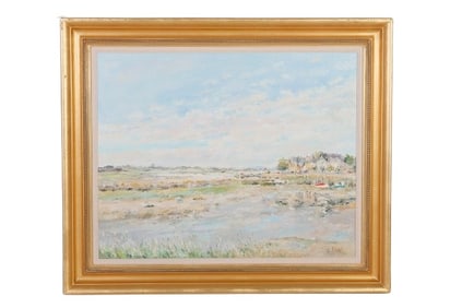 Louis Rosan "Le Crotoy a Maree Basse"