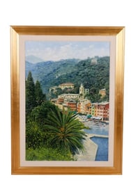 Claudio Ciardi "Vista di Portofino"