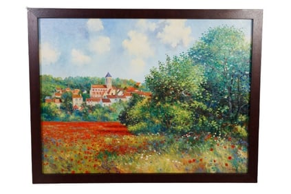 Claude Cambour "Coquelicots a Champagne sur Oise"
