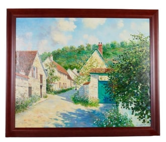 Claude Cambour "Mon Coin de Rue a Giverny"