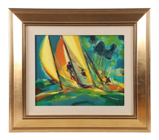 Marcel Mouly "Yachtmen au Nuage Noir"