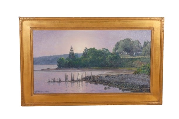 Stapleton Kearns "Sunset, Stockton Harbor, ME" (1 of 6)