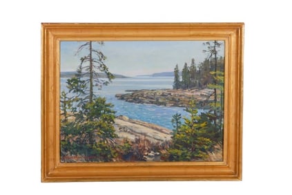 Stapleton Kearns "Ship's Harbor, Acadia"