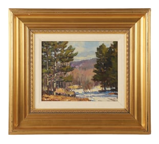Stapleton Kearns "Along a Snowy Road"