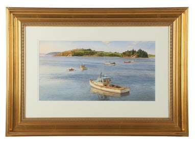 Robert B Dance "North from Lubec, Maine"