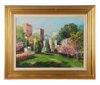 John Caggiano "Springtime in Boston Gardens"