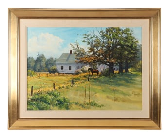 D. Crosby Brown "Maine Farm with Horse"