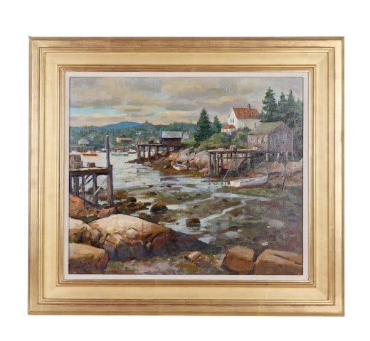 Donald Allen Mosher "Low Tide, Corea, Maine" (1 of 7)