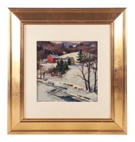 Donald Allen Mosher "New England Winter"