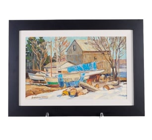 Stapleton Kearns "Maine Boat House"