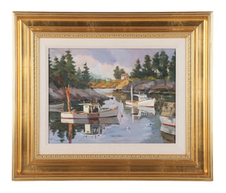 Frederick Kubitz "Lobster Boats"