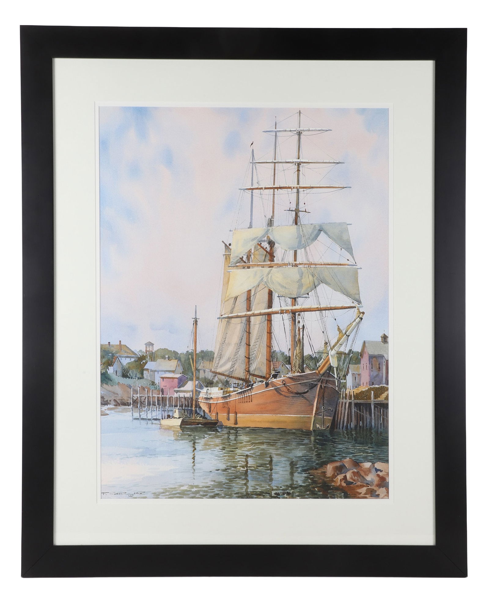 Frederick Kubitz "Barkentine Francis" (1 of 6)