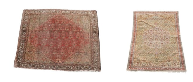 (2) Hand Knotted Wool Rugs