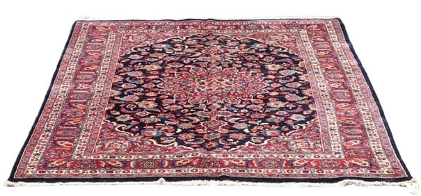 6'9" x 9'11" Hand Knotted Persian Kashan