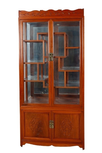 Asian style 3-piece display cabinet (1 of 8)