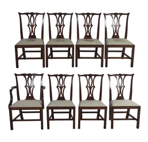 Set of 8 O.E. Mertz & Co. dining chairs