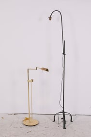 (2) Modern Design floor lamps