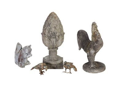 (5) Piece Garden Statuary Grouping