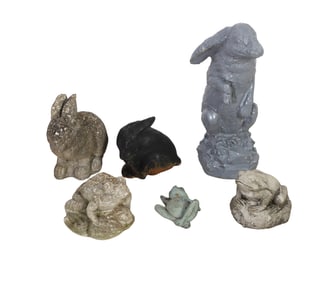 (6) Piece Garden Statuary Grouping