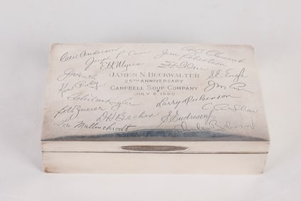 Sterling Campbells Soup Co. 25th Anniversary Box