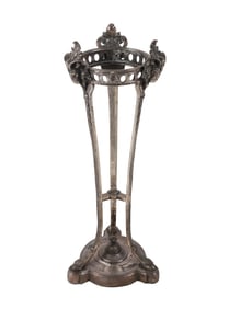 Silverplated Rams Head Champagne Stand