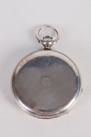 Ziba Ferris Delaware Silver Pocket Watch
