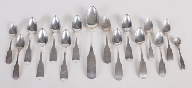 Henry Pepper (16) Delaware Silver Spoons