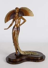 Bronze Sculpture of Egyptian Goddess 'Ibis'