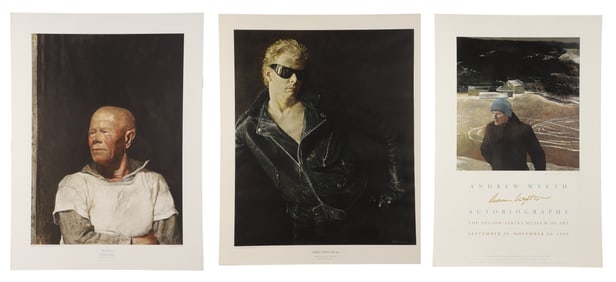 Andrew Wyeth & Jamie Wyeth (3) Prints