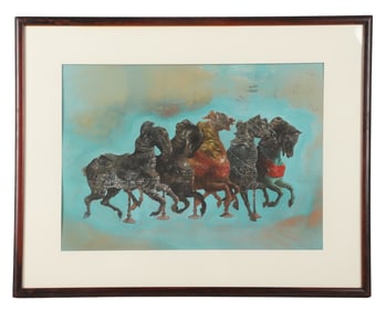 Noel (Davis) Rockmore "Coney Island Carousel Horses"