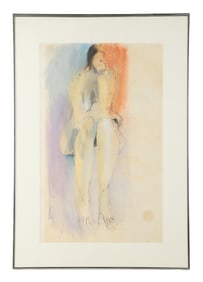 Mary Page Evans "Seated Nude"