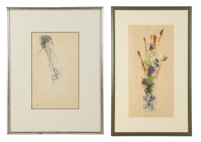 Mary Page Evans (2) Works on Paper