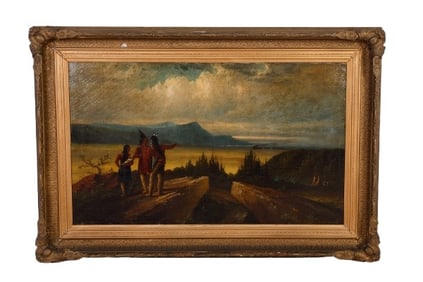 After Herman Schuyler "The First Train 1880"