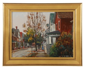 Hugh Campbell "New Jersey Street Scene"