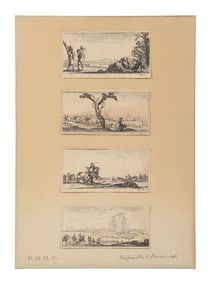 Stefano Della Bella (4) Old Master Etchings