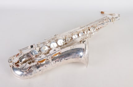 Silver Plated Tenor Saxophone