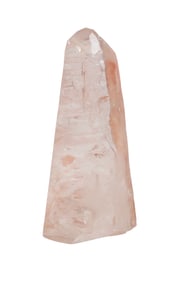 Large Pink Hued Quartz Pillar