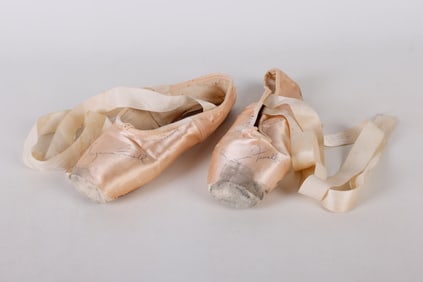 Suzanne Farrell Signed Pointe Shoes