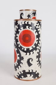 Fabienne Jouvin Paris Enameled Covered Cannister