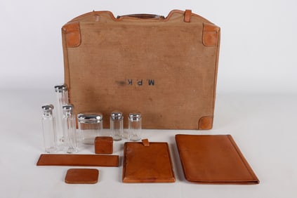 Leather Dressing Case, Drew & Sons, Piccadilly Circus