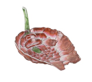 Chinese Famille Rose Lotus Form Cup