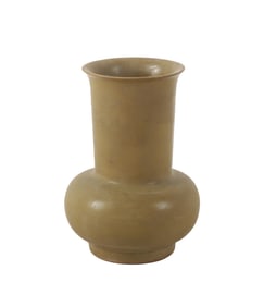 Chinese Song Dynasty Style Green Glazed Vase