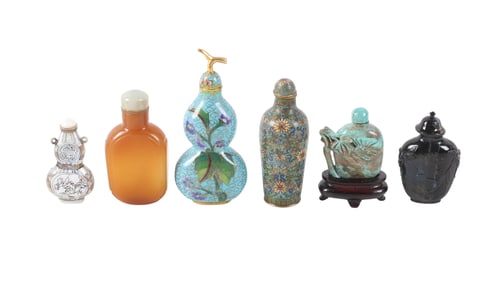 (6) Snuff Bottles