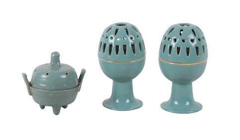 (3) Ru-Ware Censers