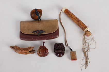 Chinese Bodkin, Doran and Netsukes