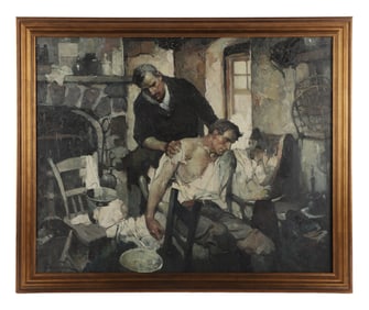 Frank Schoonover Original Illustration "Locker"