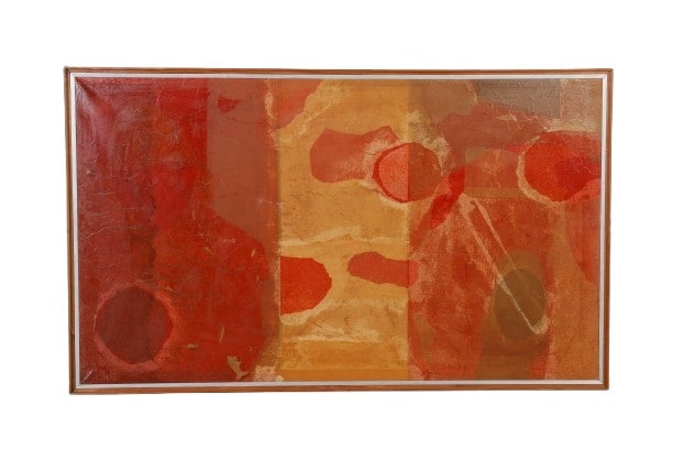 Sudhi Ranjan Bhusan Large Abstract Painting (1 of 6)